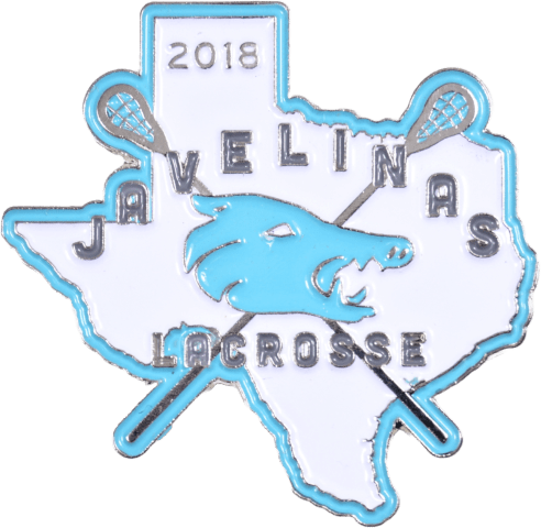 Custom Capital City Javelinas Lacrosse Soft Enamel Trading Pin